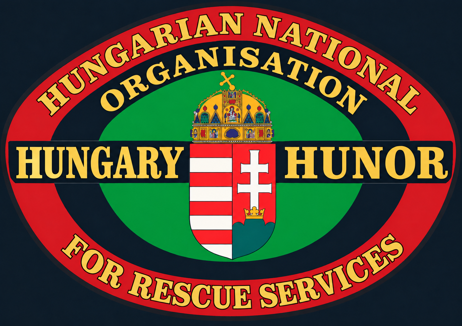 Hungarian National Organisation for Rescue Services — HUNOR embléma